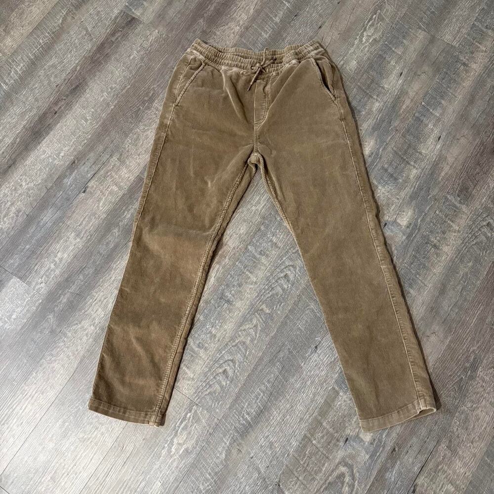 Faherty brown corduroy pants size